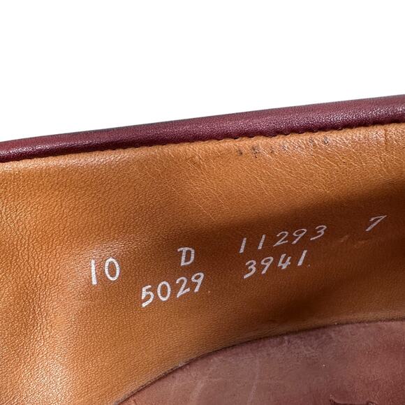 Allen Edmonds Bridgeton Kiltie Tassel Loafers Men’s 10 D Reddish Brown Cordovan - Picture 8 of 9